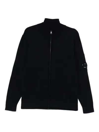 C.p. Company C.p.company Knitwear Cardigan In Black