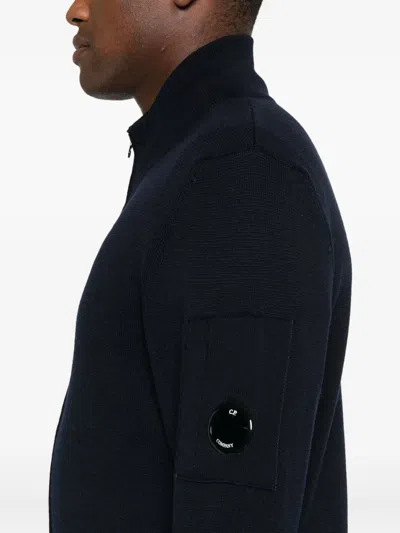 C.p. Company C.p.company Knitwear Cardigan In Black