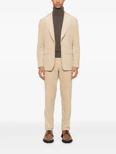 Fursac Corduroy Trousers In Neutral