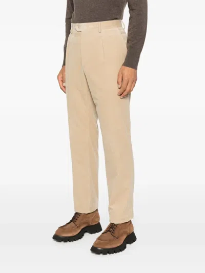 Fursac Corduroy Trousers In Neutral