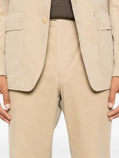 Fursac Corduroy Trousers In Neutral