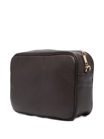 Marc Ellis Rectangle Logo-plaque Shoulder Bag In Brown