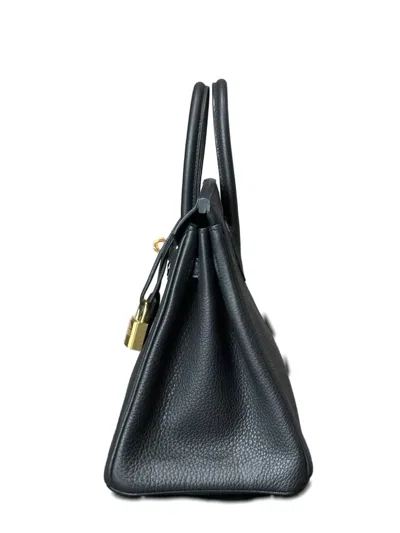 Pre-owned Hermes 2024 25 Birkin Handbag In Black
