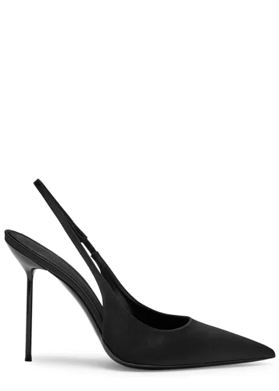 Paris Texas Slingback Pumps Pointed Toe Design In Black