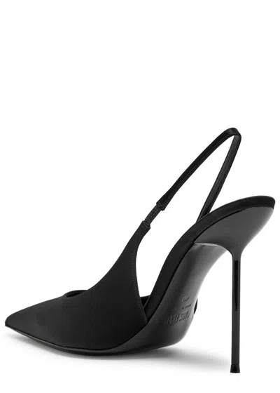 Paris Texas Slingback Pumps Pointed Toe Design In Black