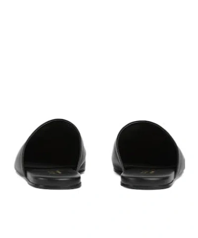 Gucci Men Black Mule With Horsebit On The Front In Smooth Leather Man In Black