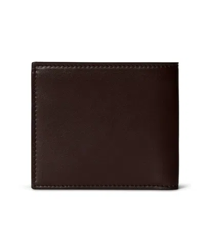Gucci Men Brown Bi-fold Wallet With Horsebit On The Front And Embossed Logo On The Inside In Leather In Brown