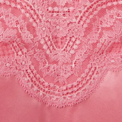 Gucci Women Pink Dress With Deep V-neck And Removable Ruffle Belt In ...