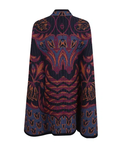 Etro Knitwear Capes Woman In Black