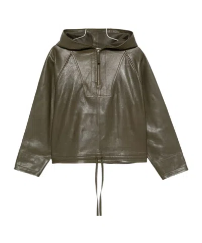 Co Workwear Pullover Olive In Green