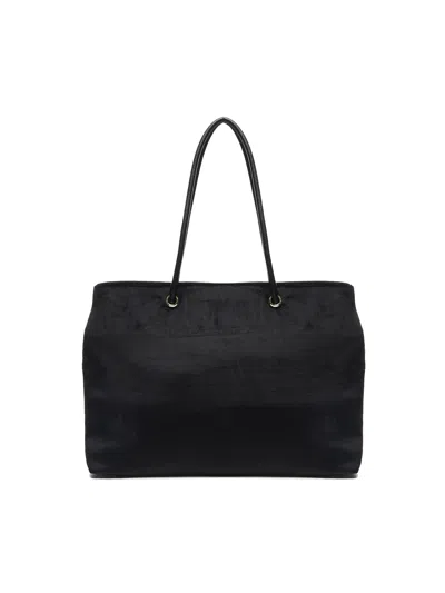V73 Secret Garden Shopping Bag In Black