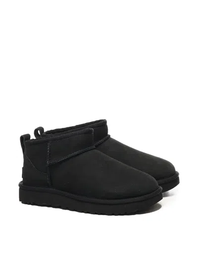 Ugg Classic Ultra Mini Boots In Black