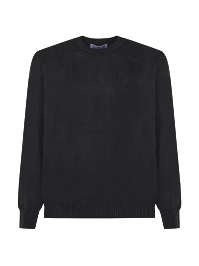 Stone Island Men's Diagonal Fleece Sweatshirt In Black