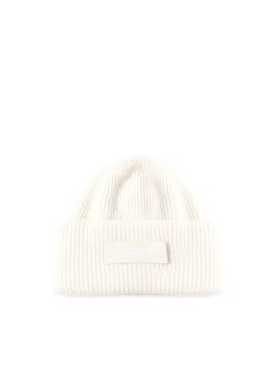 Jacquemus Le Bonnet Beanie In White
