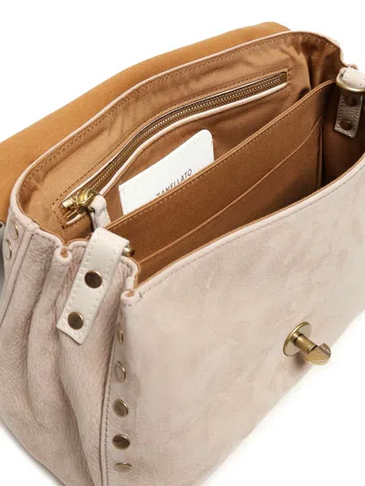 Zanellato Postina Jones Bag In Neutral