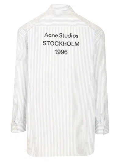 Acne Studios Striped Shirt In Multi