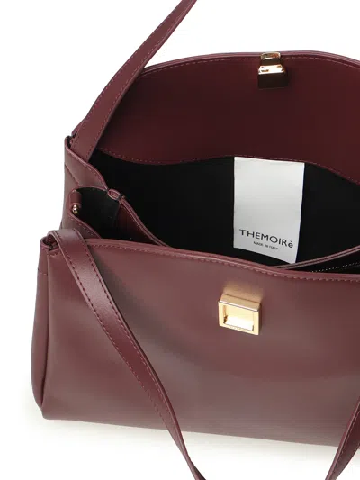 Themoirè Eudora Shoulder Bag In Burgundy