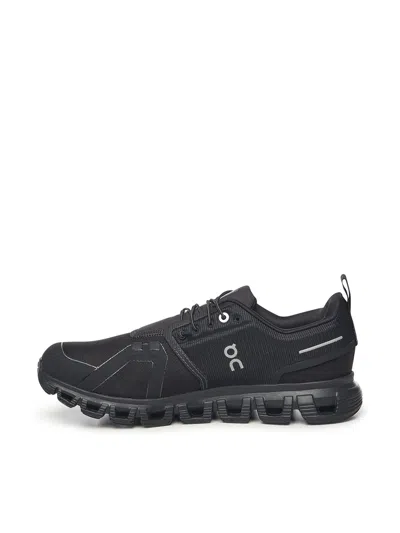 On Low-profile Sneakers With Segmented Sole And Reflective Accents In Black