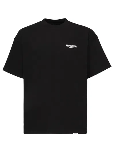 Represent Cotton T-shirt In Black