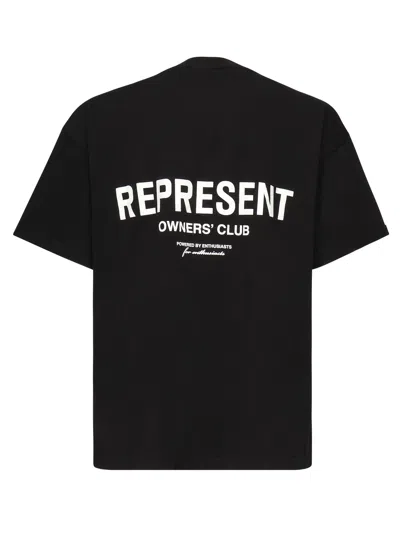 Represent Cotton T-shirt In Black