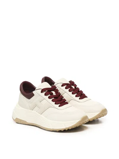 Hogan Hi-fi Lace-up Sneakers In Neutral