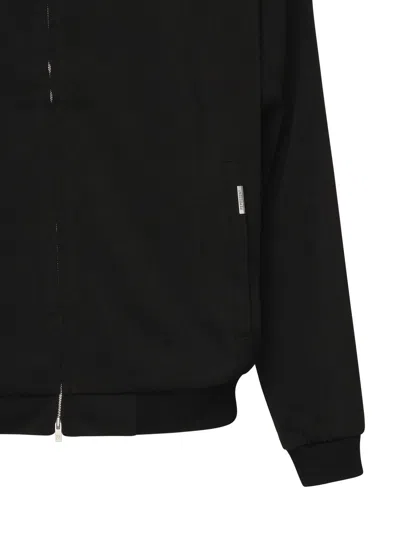 Represent Initial Stretch-jersey Track Jacket In Black