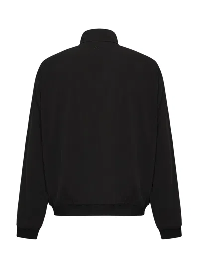 Represent Initial Stretch-jersey Track Jacket In Black