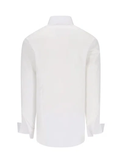 Barba Napoli White Cotton Classic Shirt In White