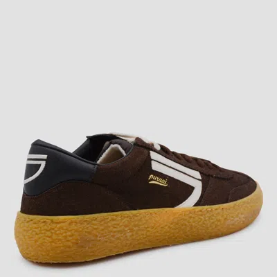 Puraai Logo-detail Sneakers In Brown