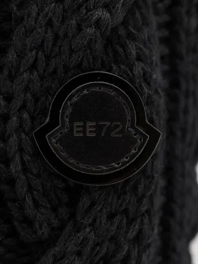 Moncler Genius Moncler X Edward Enninful Tricot Turtleneck Sweater Sweaters And Cardigans Black In Black