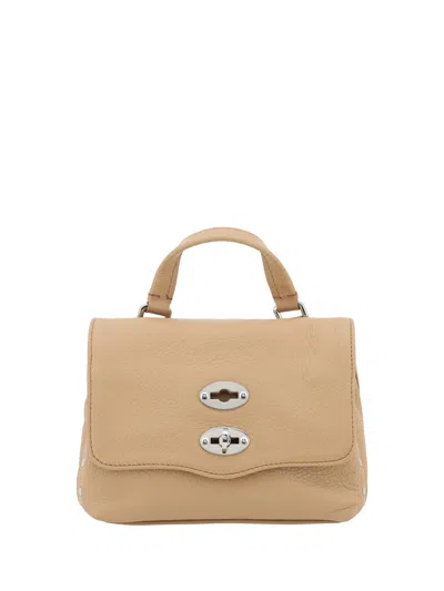 Zanellato Postina Daily Medium Leather Handbag In Brown
