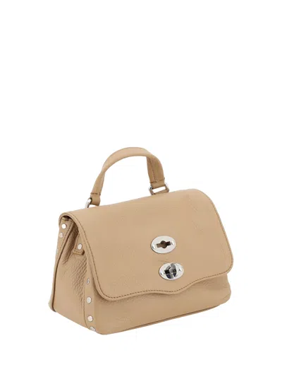 Zanellato Postina Daily Medium Leather Handbag In Brown