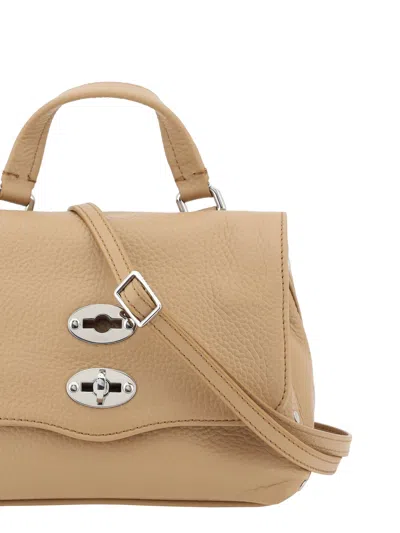 Zanellato Postina Daily Medium Leather Handbag In Brown