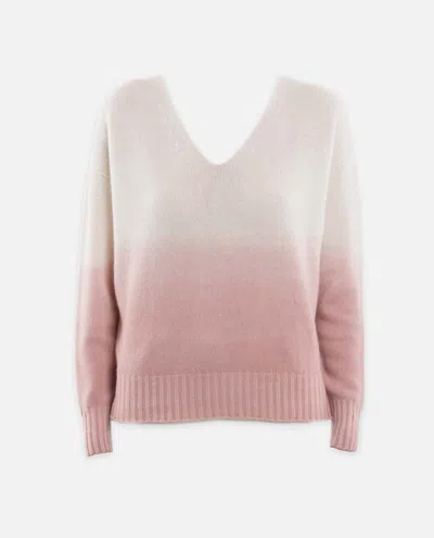 Drumohr V Neck Knit In Pink