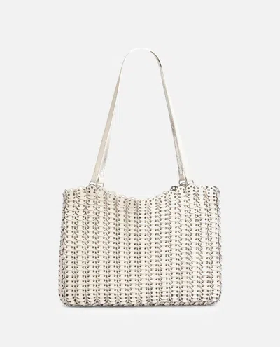 Rabanne Hand-assembled Shoulder Bag In White