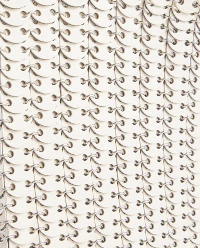 Rabanne Hand-assembled Shoulder Bag In White