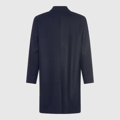 Hevo Button-fastening Coat In Blue