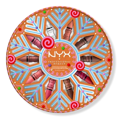 Nyx Professional Makeup Holiday Butter Gloss Vault Lip Gloss - Frosted Cookie Butter