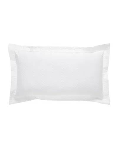 Orchids Lux Home 610 Thread Count Casablanca Matelassé Coverlet Sham Set In White