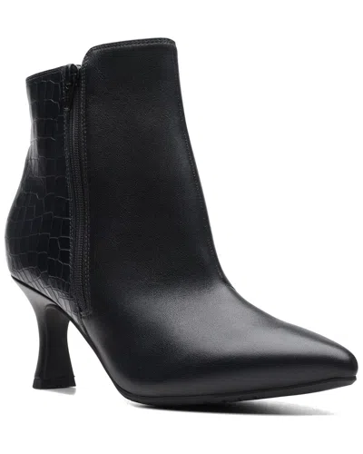 Clarks Kataleyna Glow Leather Boot In Black