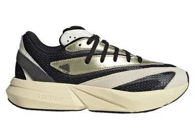 Pre-owned Adidas Originals Lightblaze Black (women's) Sneakers In Core Black/gold Metallic/carbon In Multi