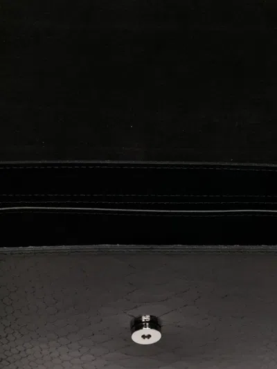 Marc Ellis Embossed-effect Shoulder Bag In Black