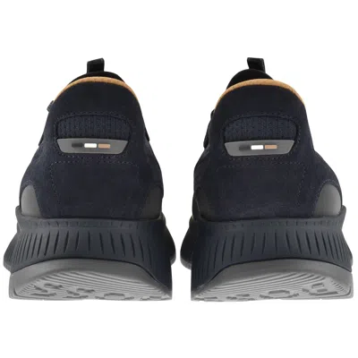 Hugo Boss Boss Sneakers Ttnm Evo_slon_knrsd In Blue