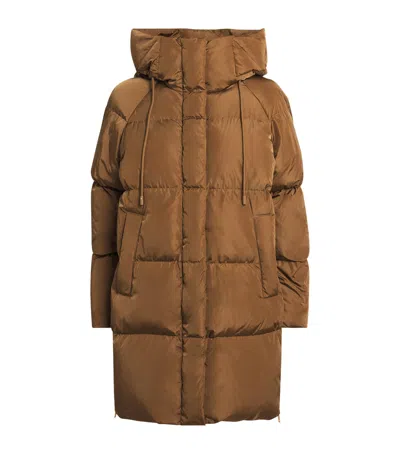 Weekend Max Mara Down Quilted Parka In Multi