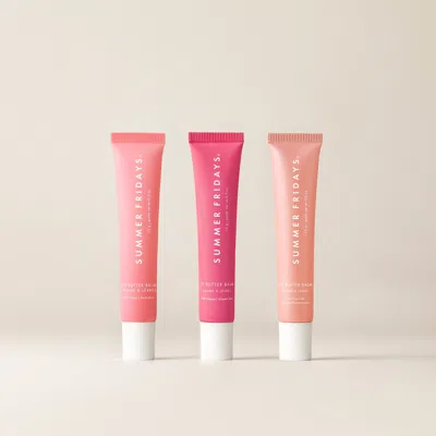 Summer Fridays The Pink Lip Trio In Multi