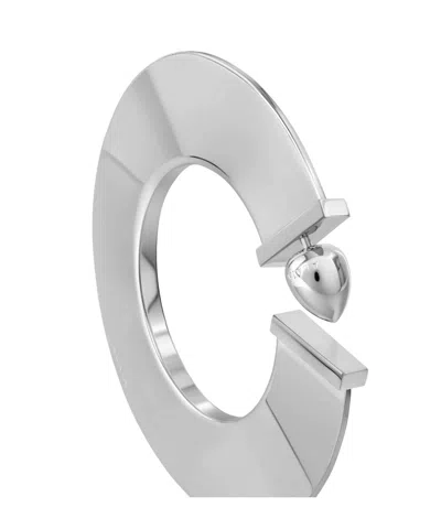 Alaïa Silver-tone Hoop Earrings In Metallic