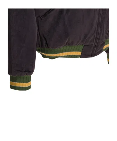 Kapital Eagle-embroidered Bomber Jacket In Black