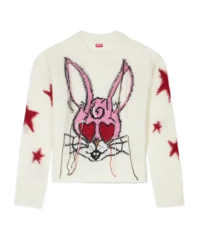 Kenzo Neutrals Knitwear Women In White