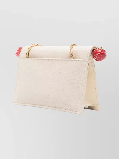 Jacquemus Round Square Chain Strap Clutch Bag