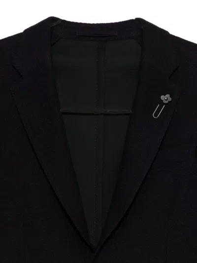 Lardini Single-breasted Blazer In Black